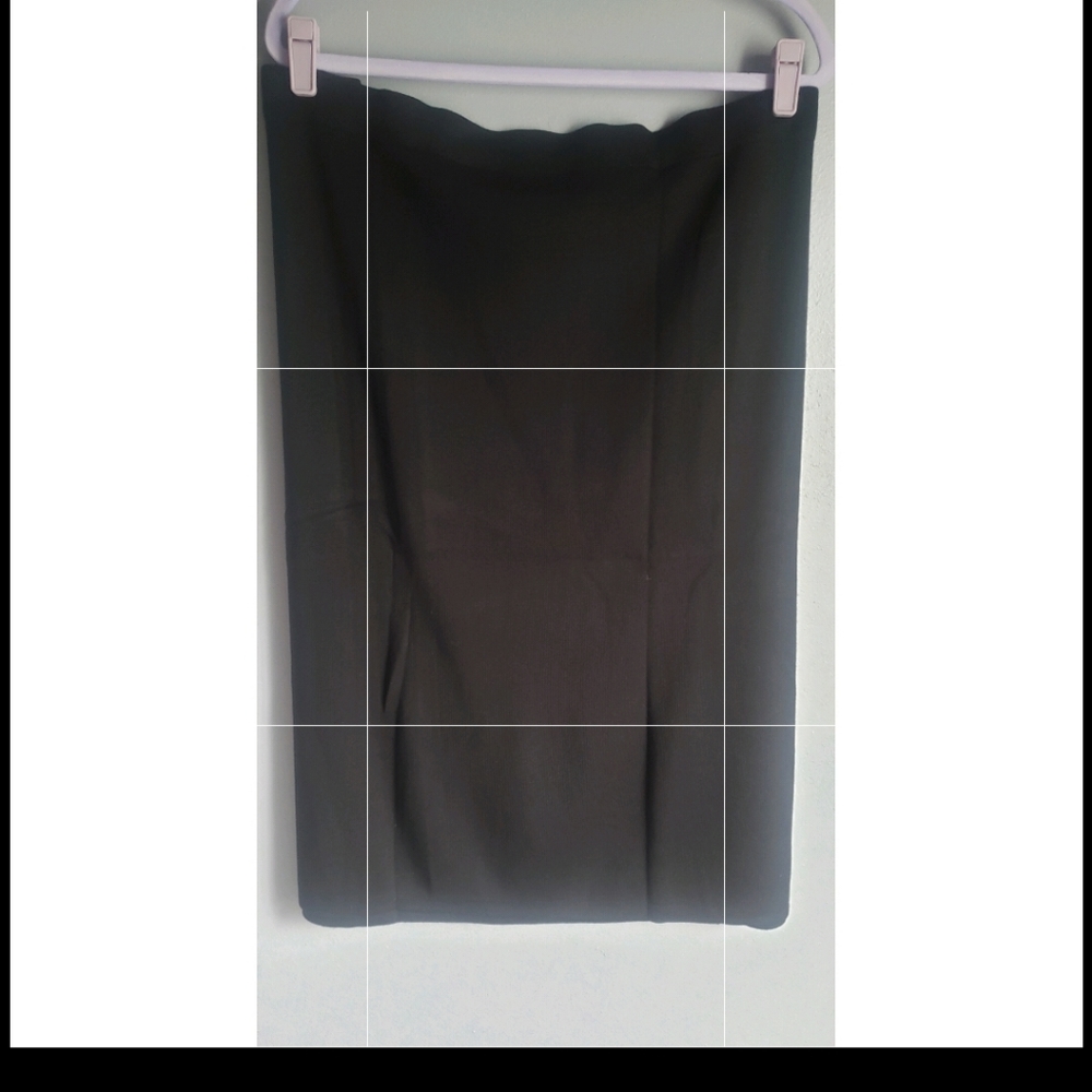 Ashro Gillie  NWT Final $20 / 2 Pc. Knit Skirt Set" Sz. 3X Black - Picture 8 of 10
